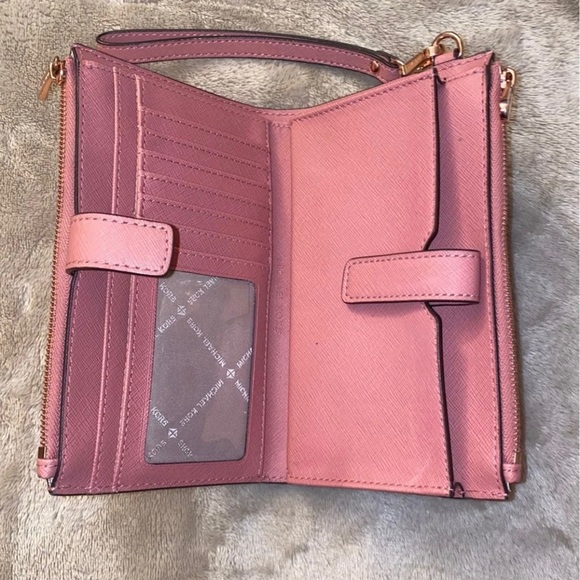 Michael Kors Pink Wristlet Wallet - Picture 5 of 8